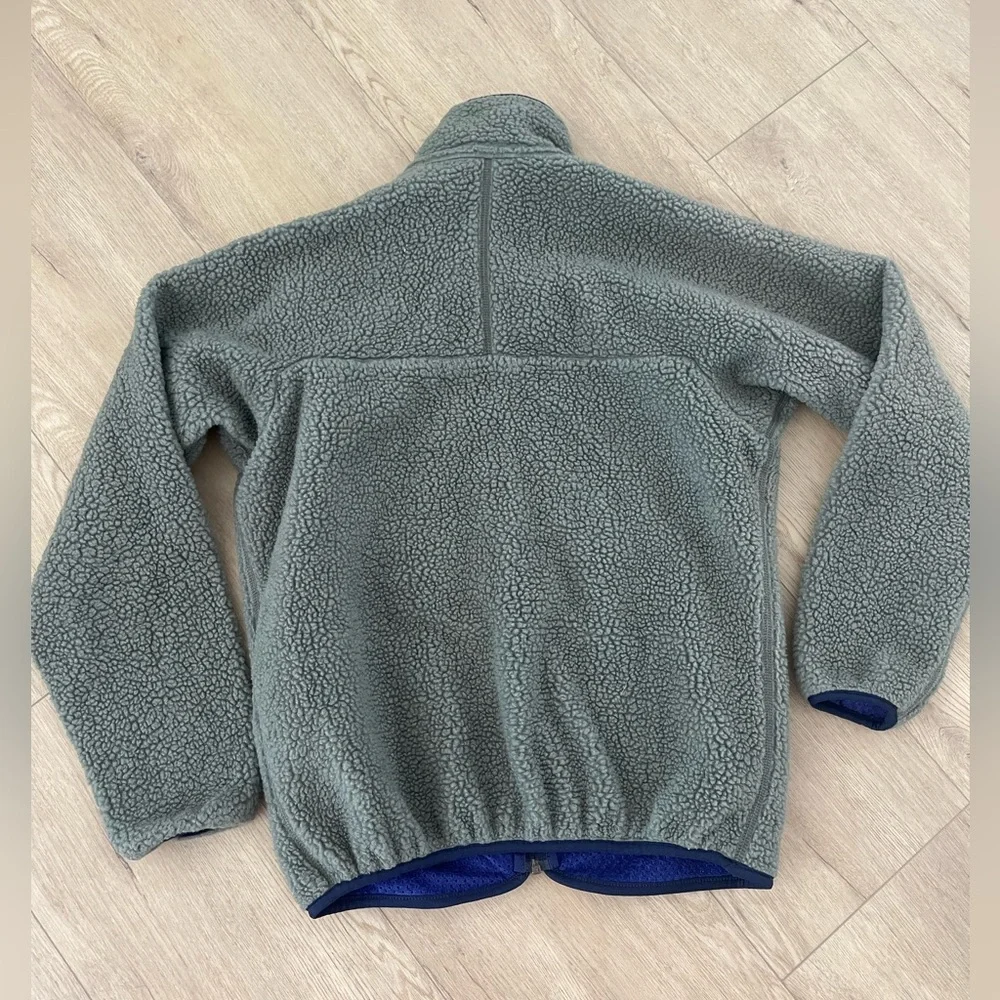 Vintage Patagonia 90s USA Men’s Retro High Pile Full Zip Sweater Medium - Picture 6 of 7
